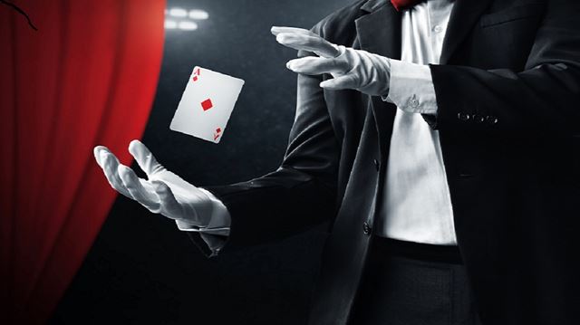 magic, trick, gloves, magician